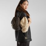 FENDI Backpack Brown FF jacquard fabric backpack - Image 5
